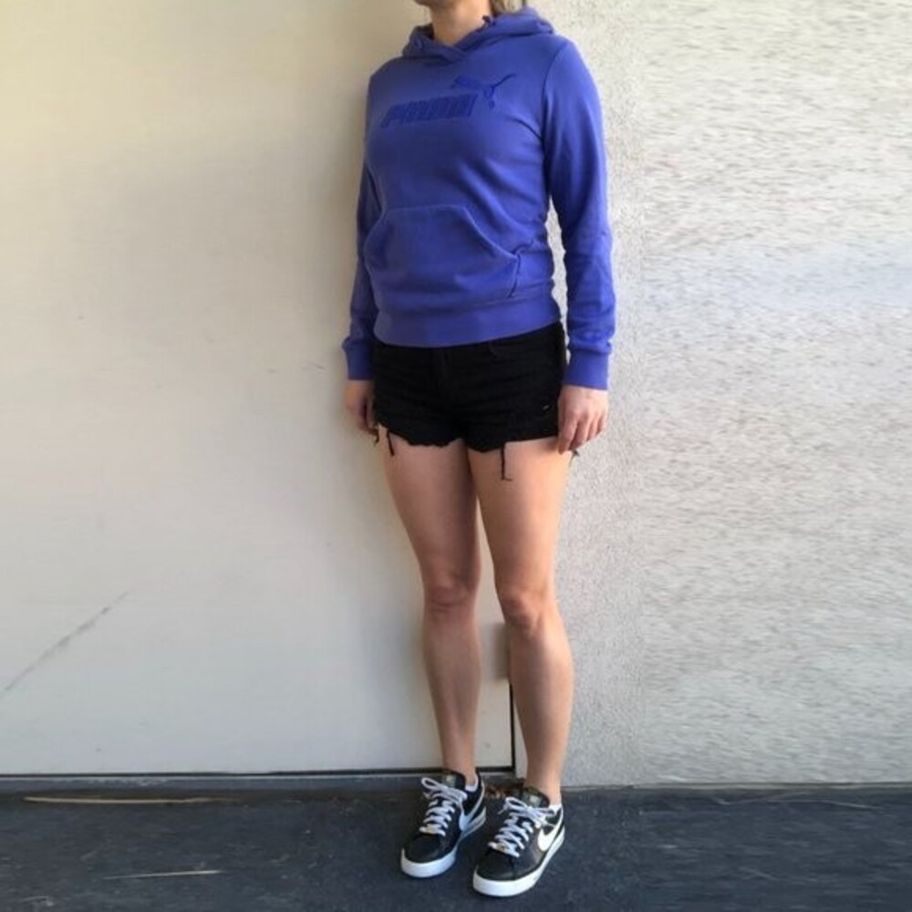 Puma Hoodie - Electric Blue - Size XS - Picture 4 of 10